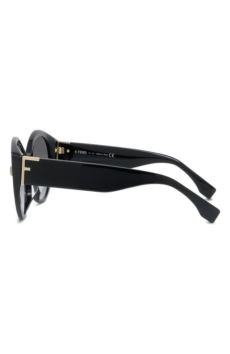 Fendi 'Fendi First 53mm Square Sunglasses, Alternate, color,
