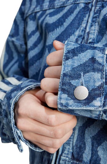adidas x FARM Rio Lifestyle Denim Track Jacket | Nordstrom