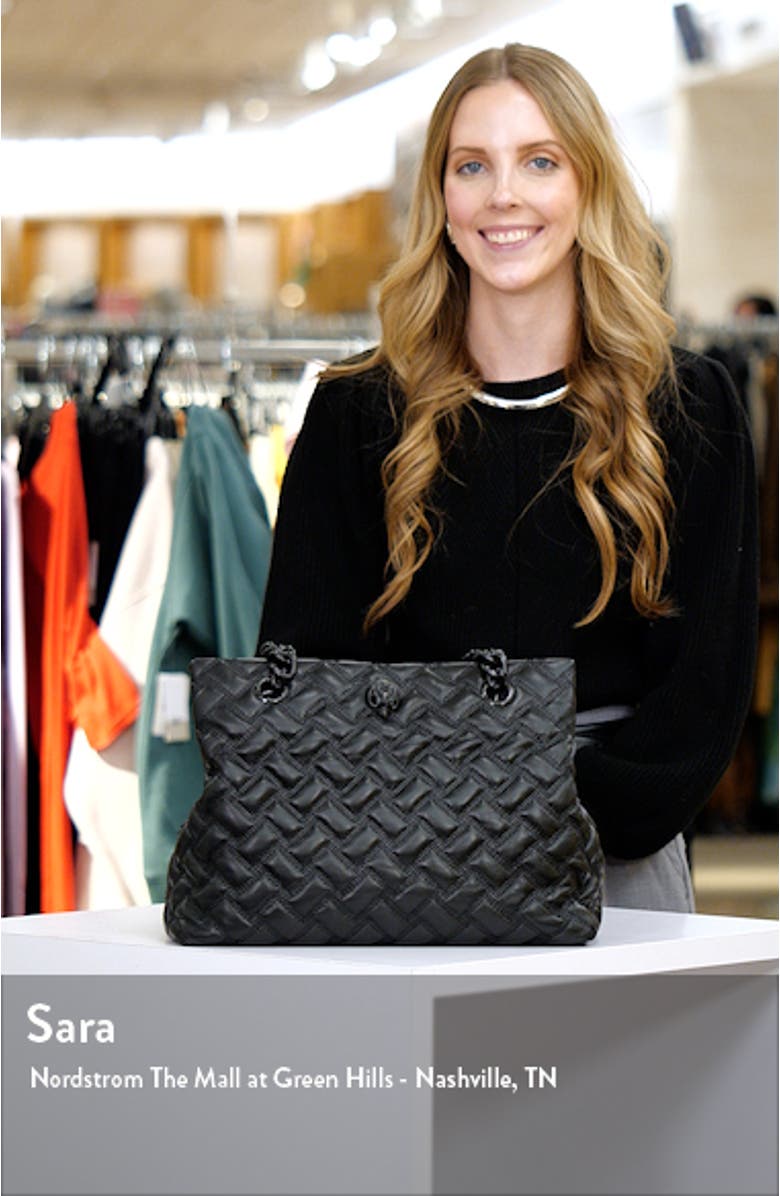 Kensington Quilted Tote, sales video thumbnail