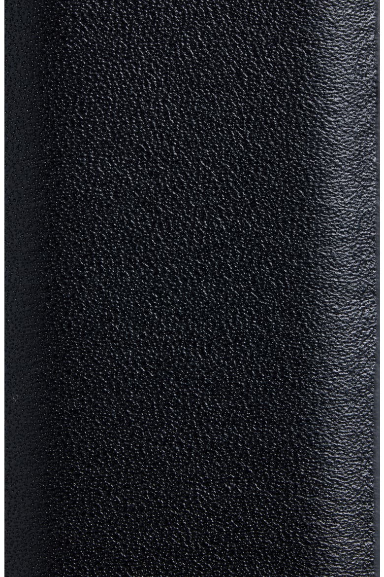 Arrows Smooth Leather Belt, Main, color, BLACK