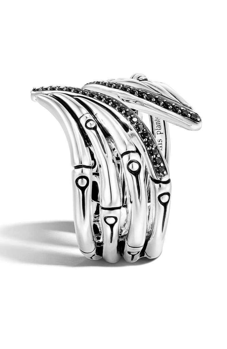John Hardy Bamboo Sterling Silver & Stone Ring, Alternate, color,