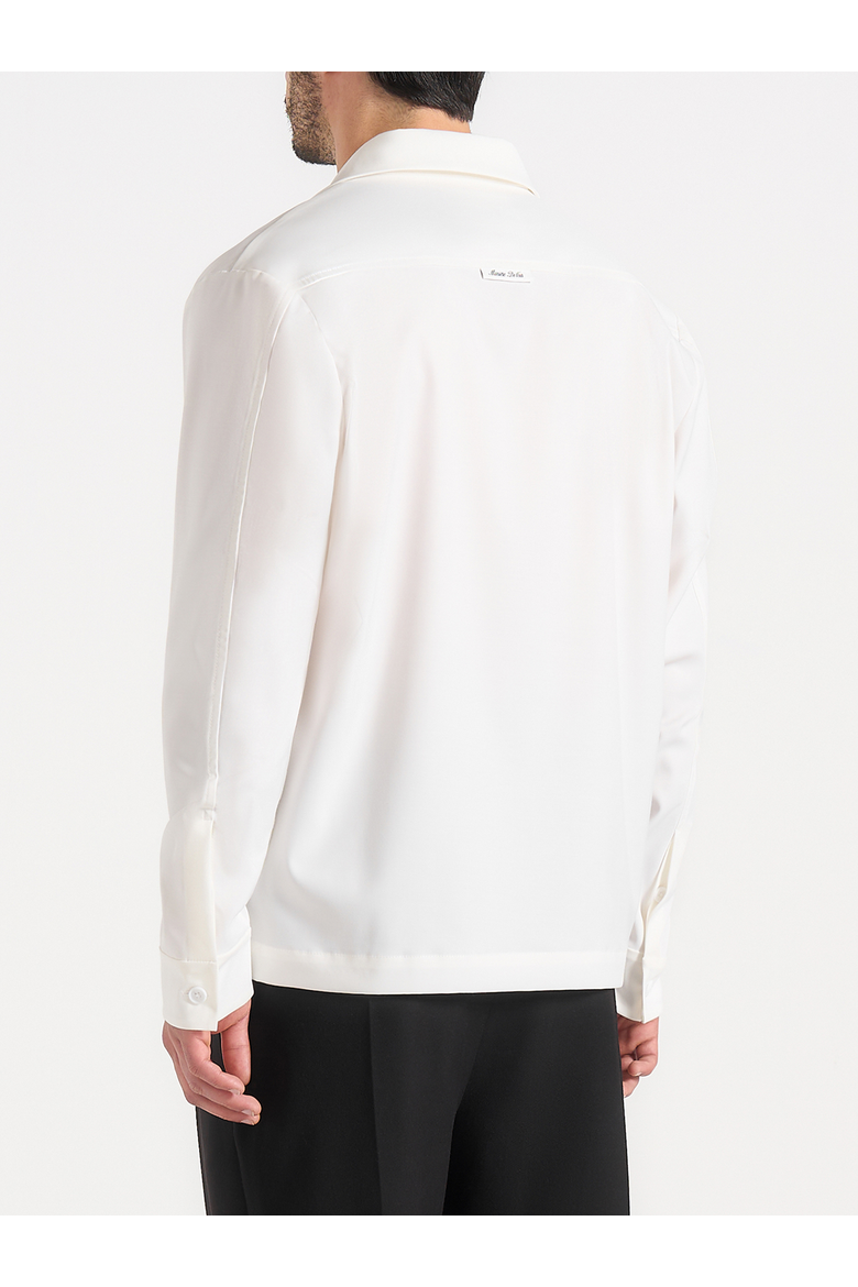 Alban Tailored Double Breasted Shirt, Alternate, color, White