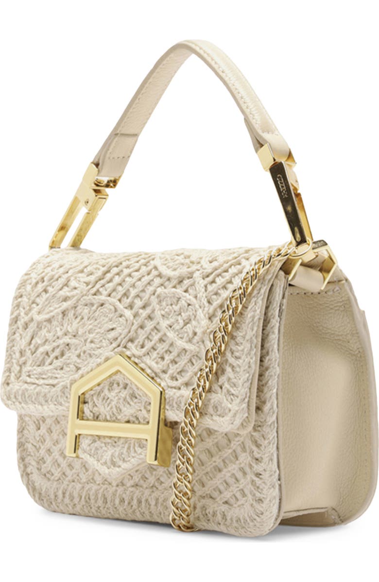Arezzo Lucy Small Open Stitch Crossbody Bag, Alternate, color, Panacota/ Cru