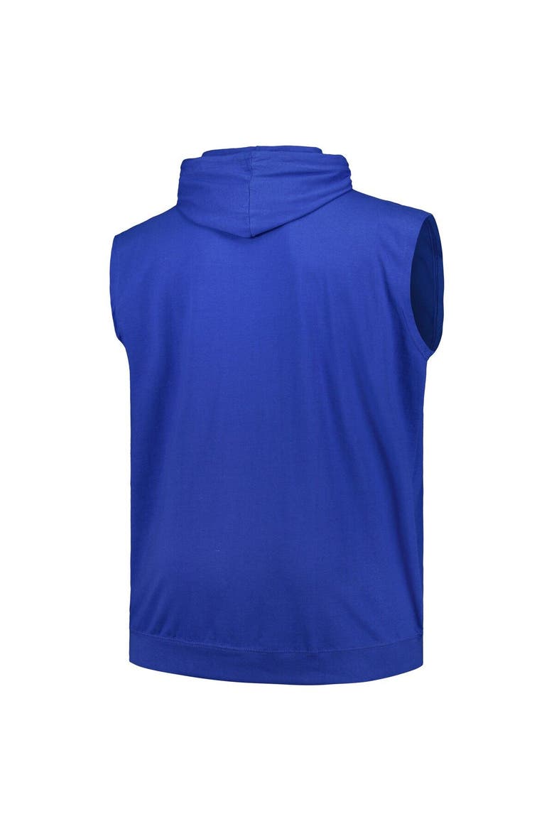 Men's Fanatics Branded Royal Philadelphia 76ers Big & Tall Jersey Muscle Pullover Hoodie, Alternate, color, Royal
