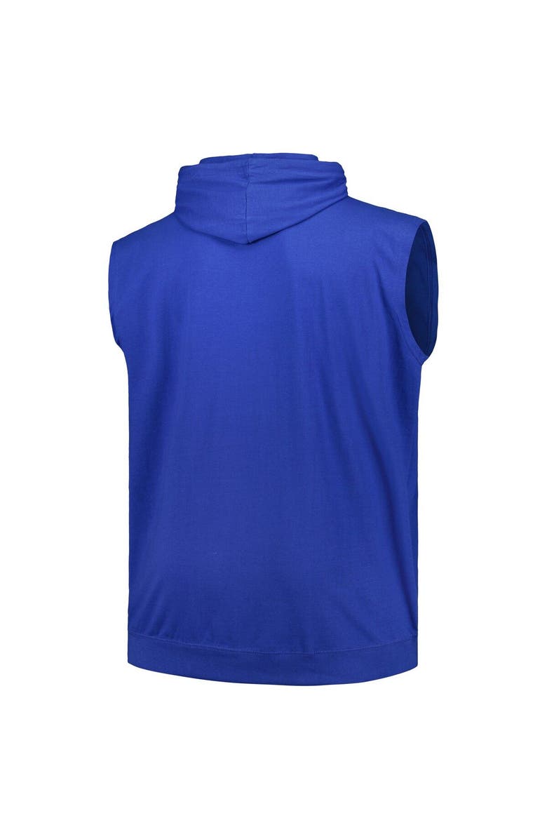 FANATICS Men's Fanatics Branded Royal Philadelphia 76ers Big & Tall Jersey Muscle Pullover Hoodie, Alternate, color, Royal