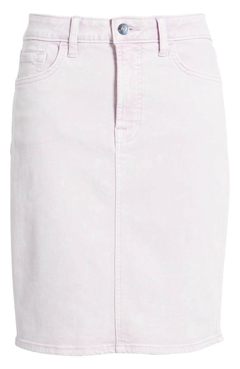 JEN7 by 7 For All Mankind Denim Pencil Skirt, Alternate, color, 