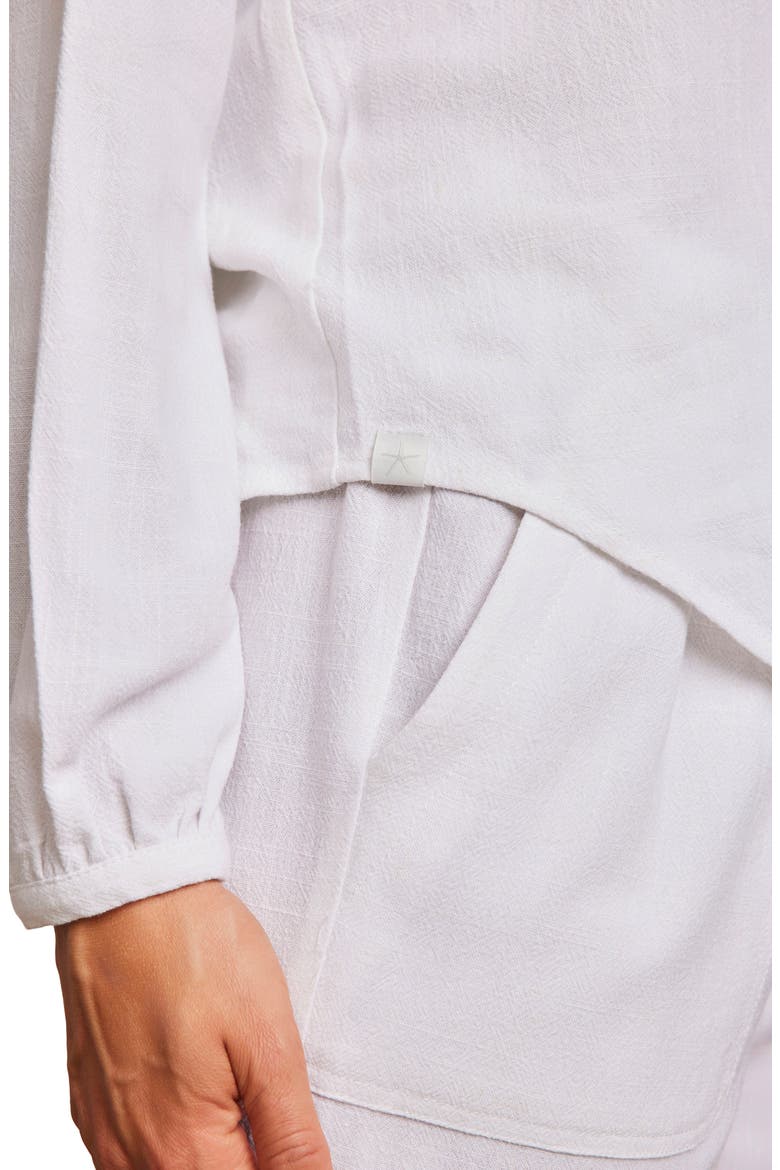 Malibu Collection® Tapered Lounge Pants, Alternate, color, WHITE