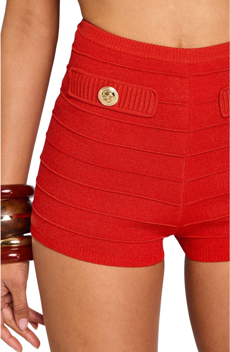 Retrofête Sandra Bandage Knit Short, Alternate, color, 