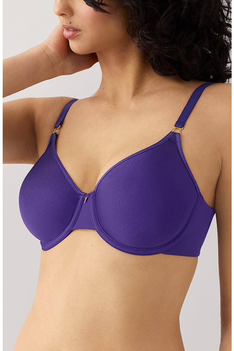 Simply Done Underwire Convertible T-Shirt Bra, Alternate, color, MULBERRY P