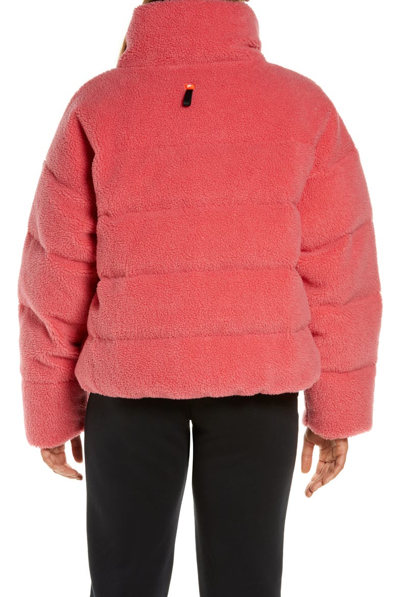 City Series Therma-FIT Down Fleece Jacket, Alternate, color, ARCHAEO PINK/ BLACK