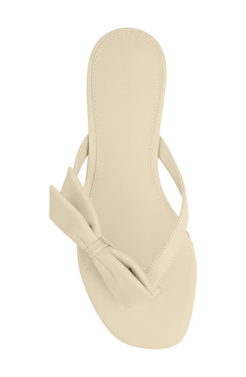 Katy Perry The Halie Bow Flip Flop In Chalk