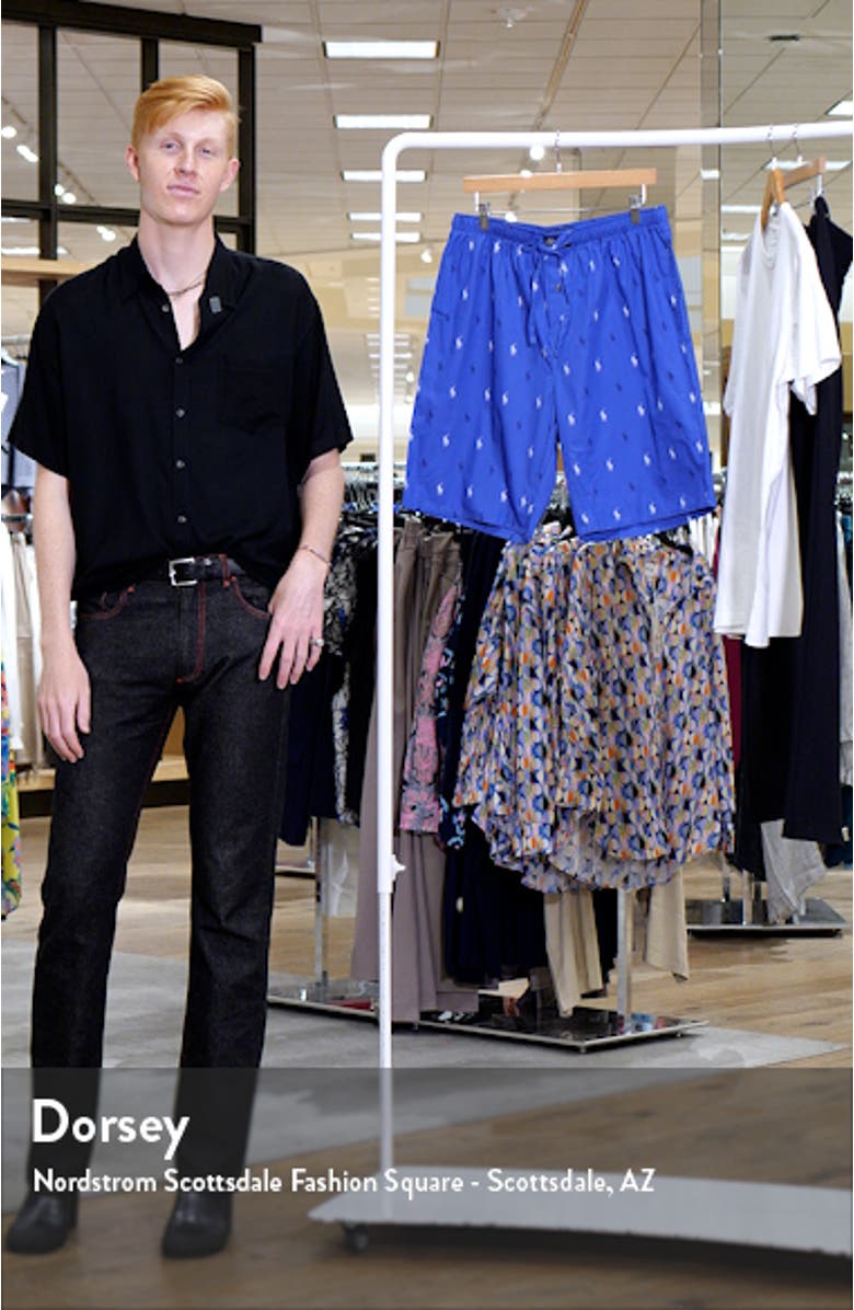 Liberty Cotton Drawstring Pajama Shorts, sales video thumbnail