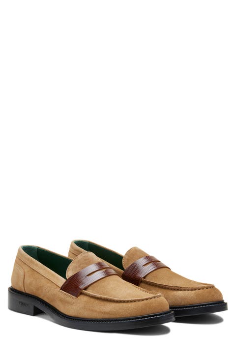 Townee Two-Tone Penny Loafer (Men)