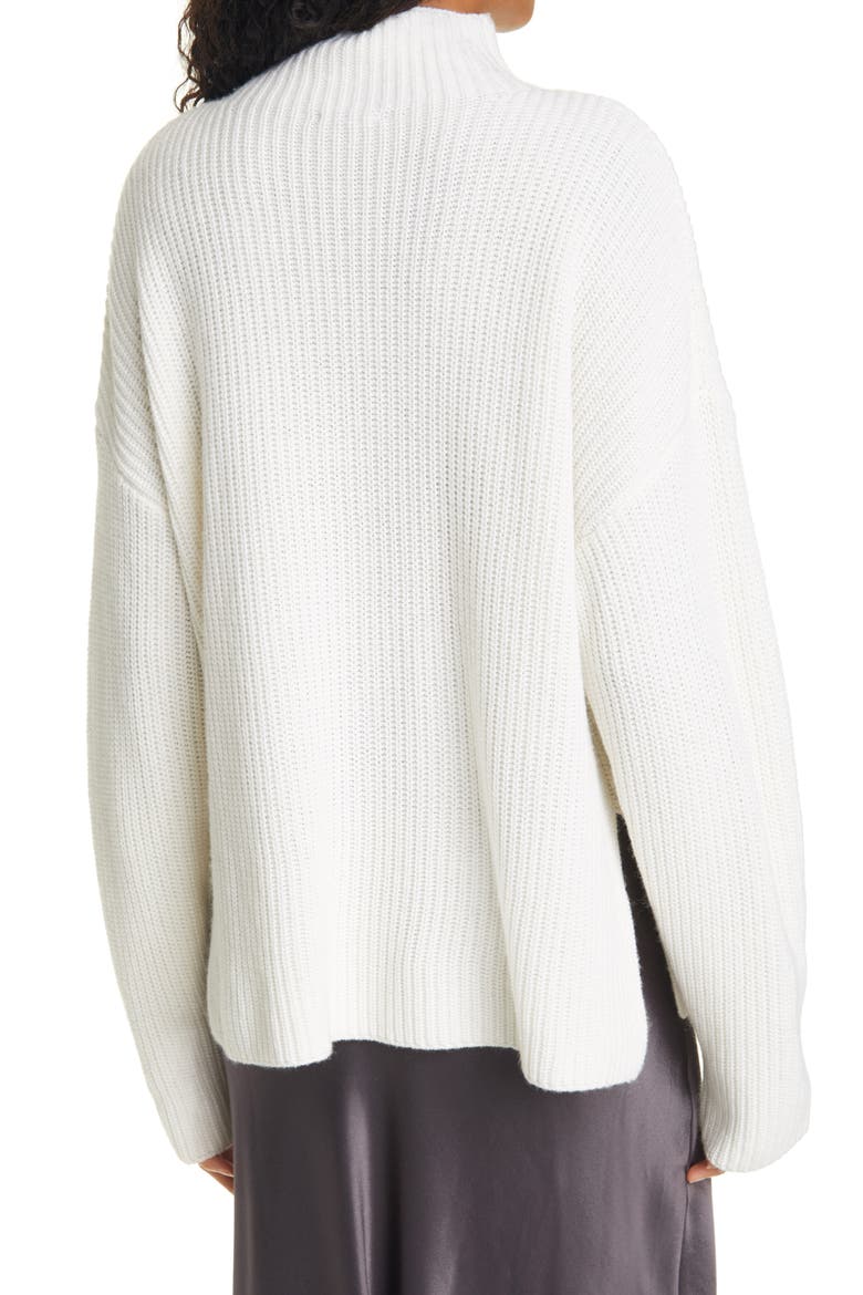 Claudia Oversize Shaker Stitch Sweater, Alternate, color, IVORY
