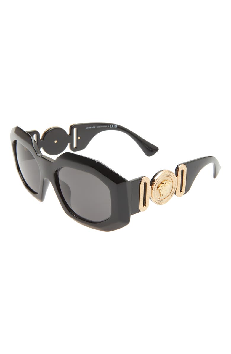 Versace 56mm Square Sunglasses, Alternate, color,