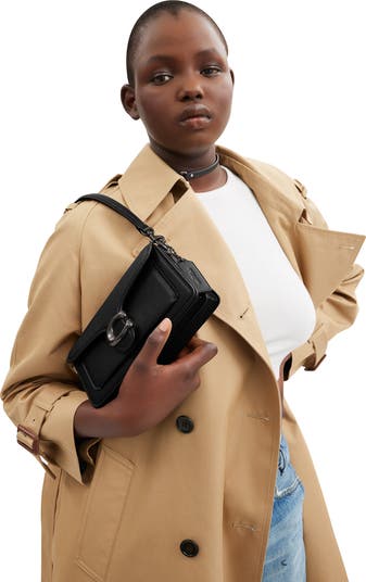 Tabby Polished Pebble Leather Shoulder Bag