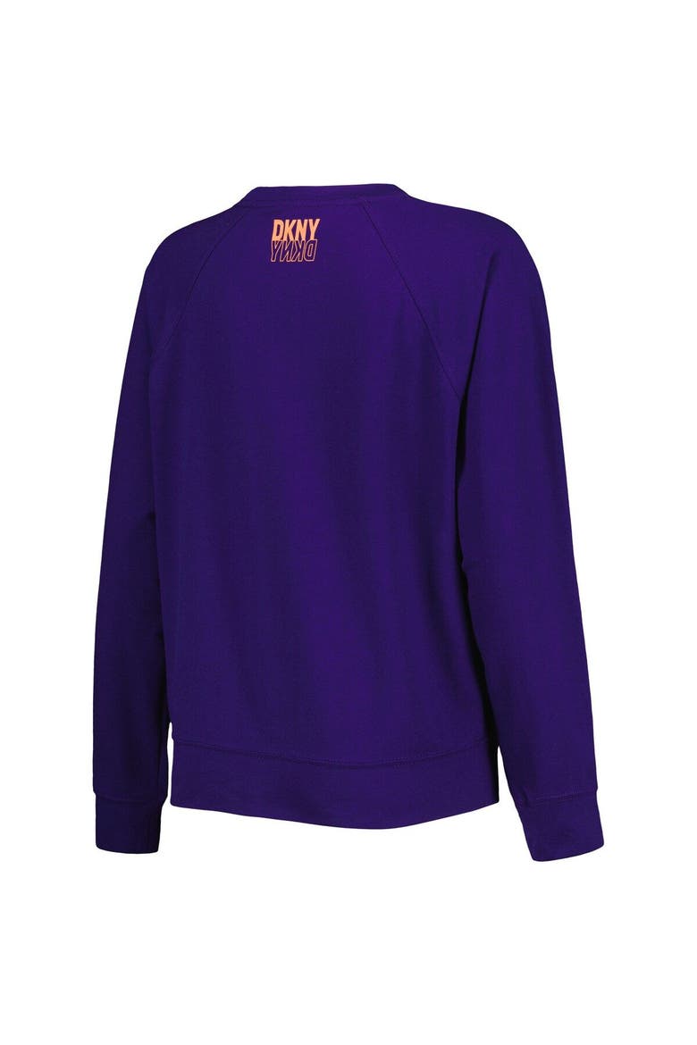 Women's DKNY Sport Purple Phoenix Suns Regina Raglan Pullover Sweatshirt, Alternate, color, Purple