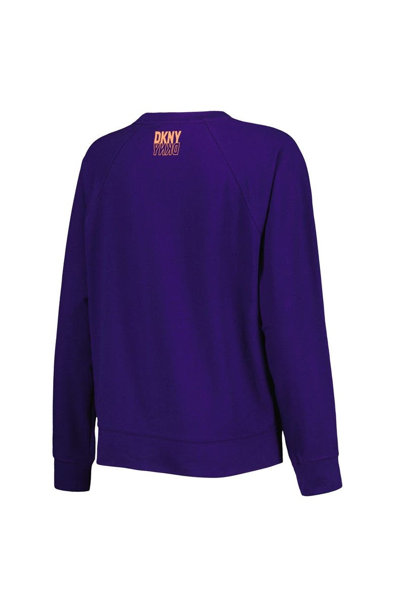 DKNY SPORT Women's DKNY Sport Purple Phoenix Suns Regina Raglan Pullover Sweatshirt, Alternate, color, Purple
