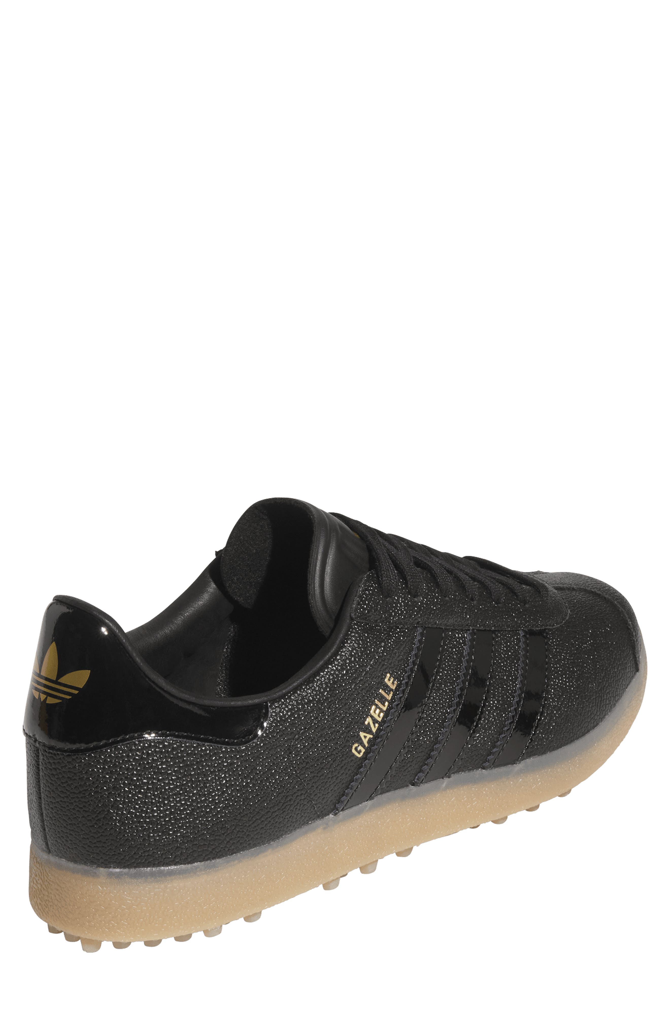 adidas Gazelle Golf Sneaker, Alternate, color, Core Black/ Black/ Gum