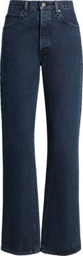 FRAME The Vertical High Waist Relaxed Straight Leg Jeans