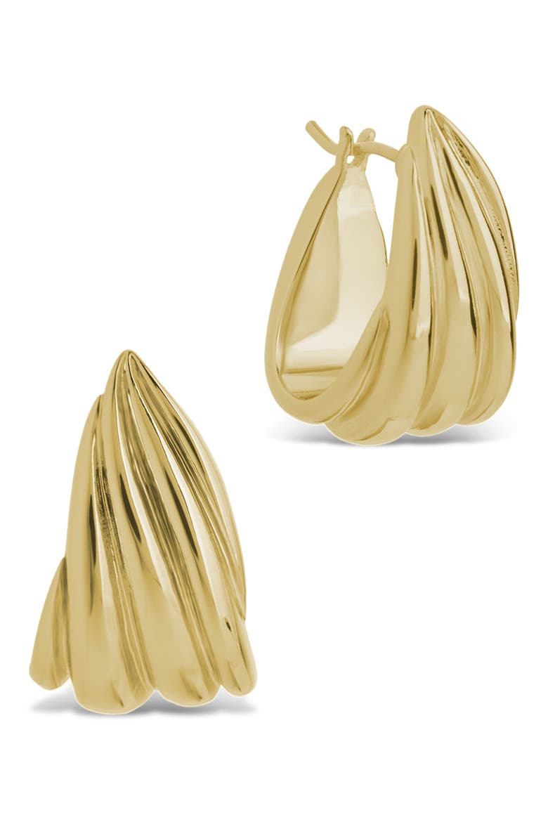 Anouk Twist Hoop Earrings, Main, color, GOLD
