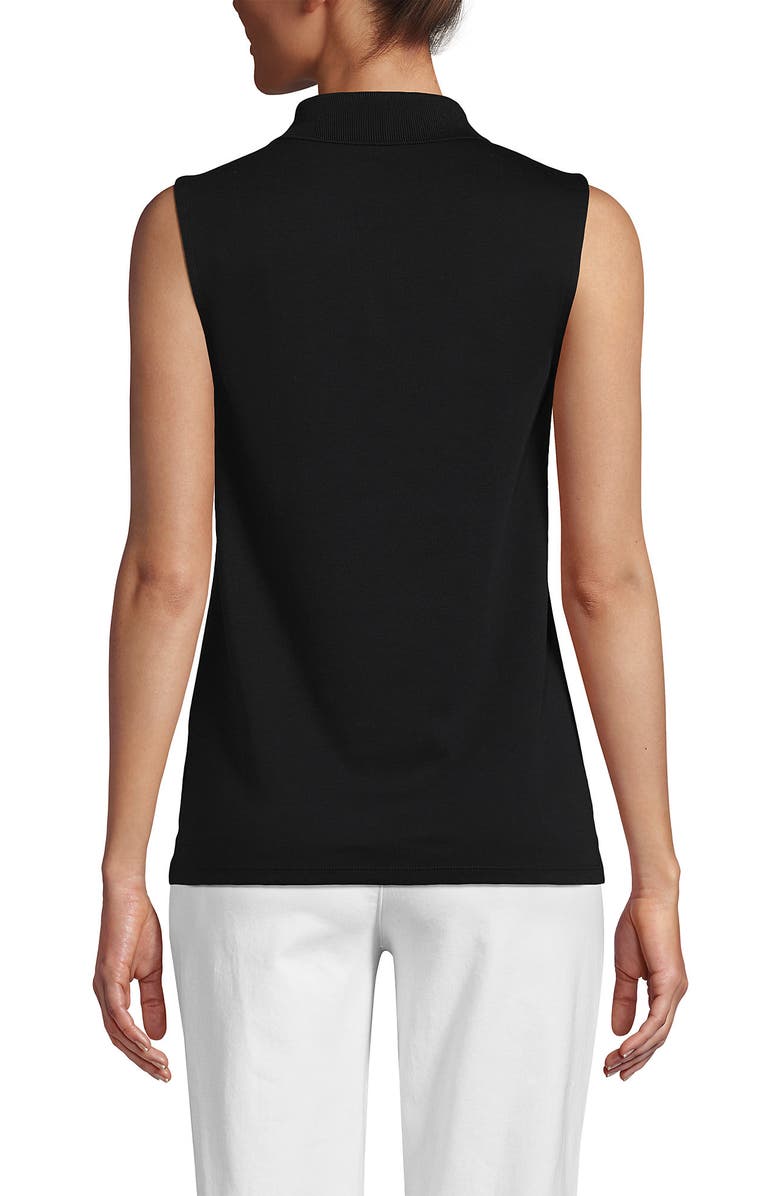 Lands' End Supima Cotton Polo, Alternate, color, Black