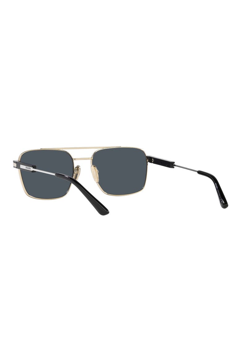 55mm Polarized Pillow Sunglasses, Alternate, color, PALE GOLD