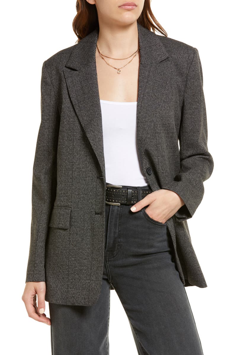 Treasure & Bond Glen Plaid Blazer, Main, color, 