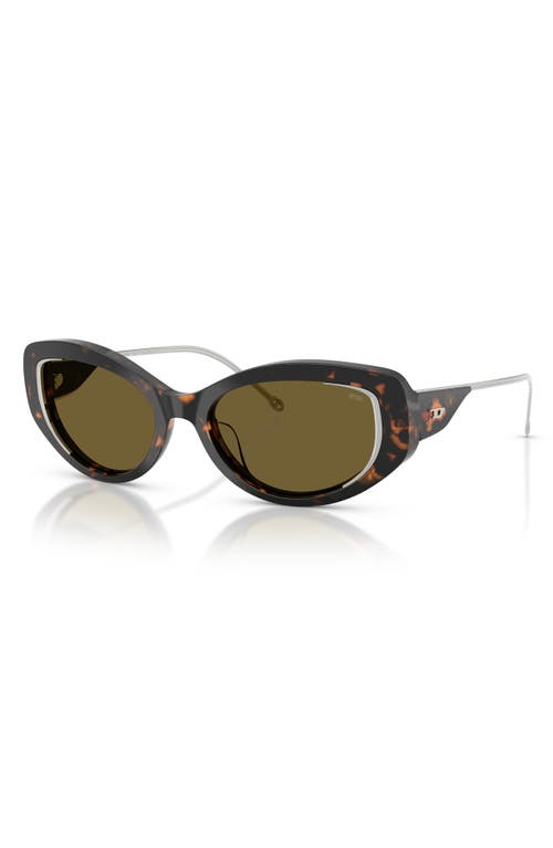 DIESEL DIESEL® GECK-D 54MM OVAL SUNGLASSES 