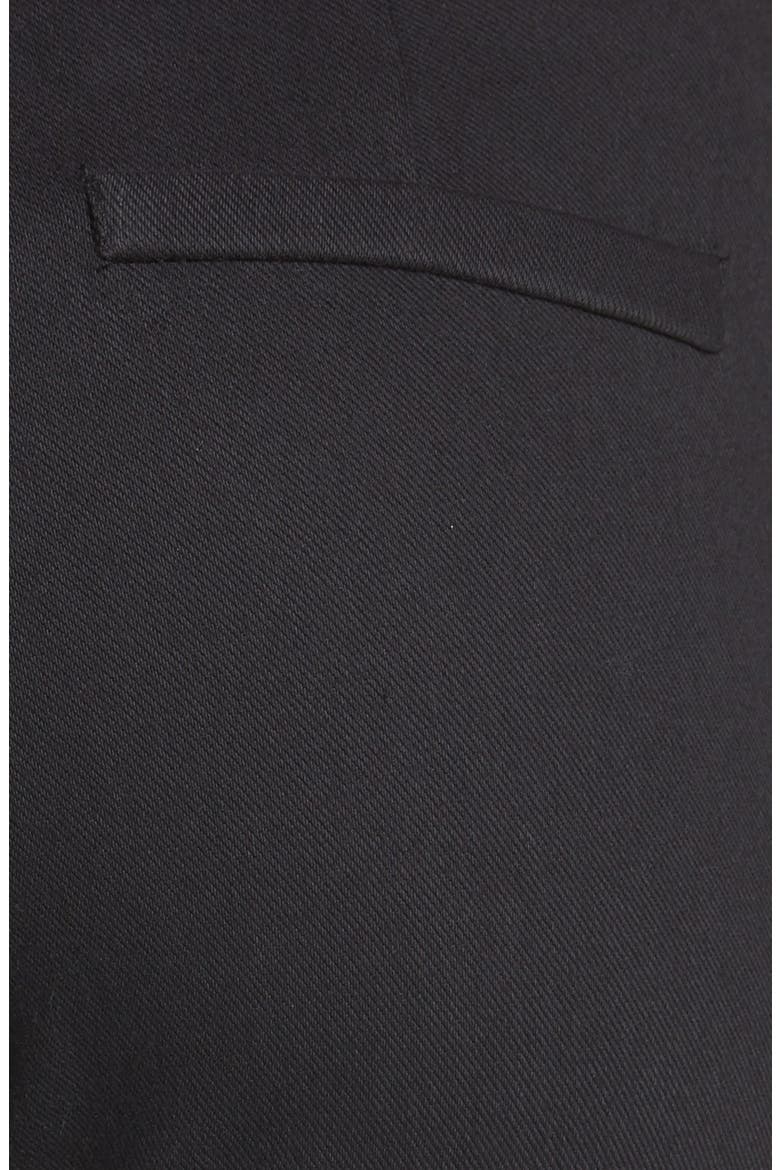 Ankle Zip Skimmer Leggings, Alternate, color, BLACK