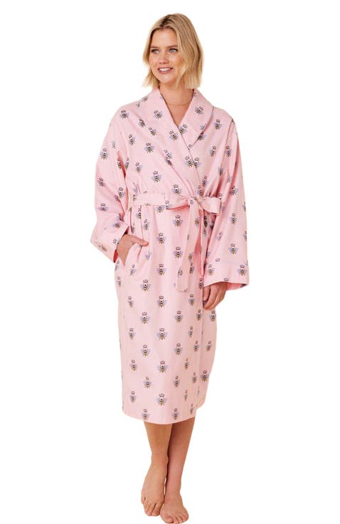 Flannel Shawl Collar Robe