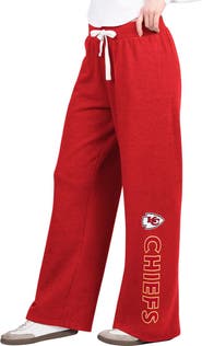 G-III 4HER BY CARL BANKS Women's G-III 4Her by Carl Banks Red Kansas City Chiefs Field Wide Leg Sweatpants