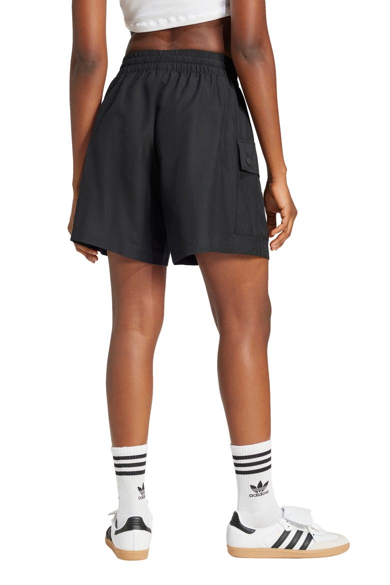 Essentials Cargo Shorts, Alternate, color, BLACK