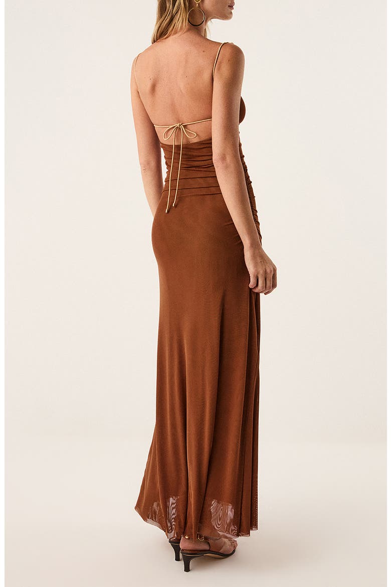 Rumi Long Dress, Alternate, color, MEDIUM BEIGE