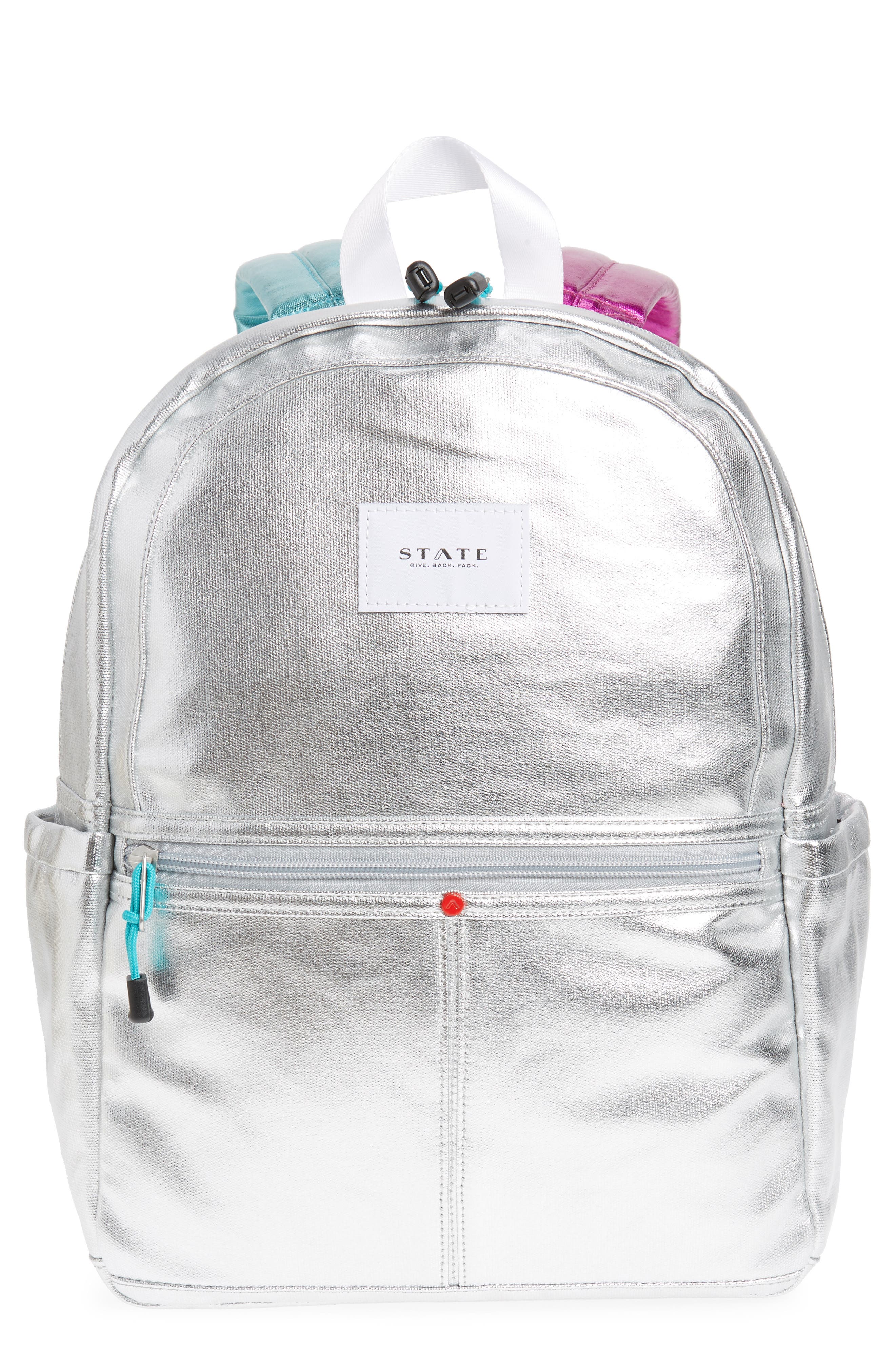 STATE Bags Kane Metallic Backpack, Main, color, 
