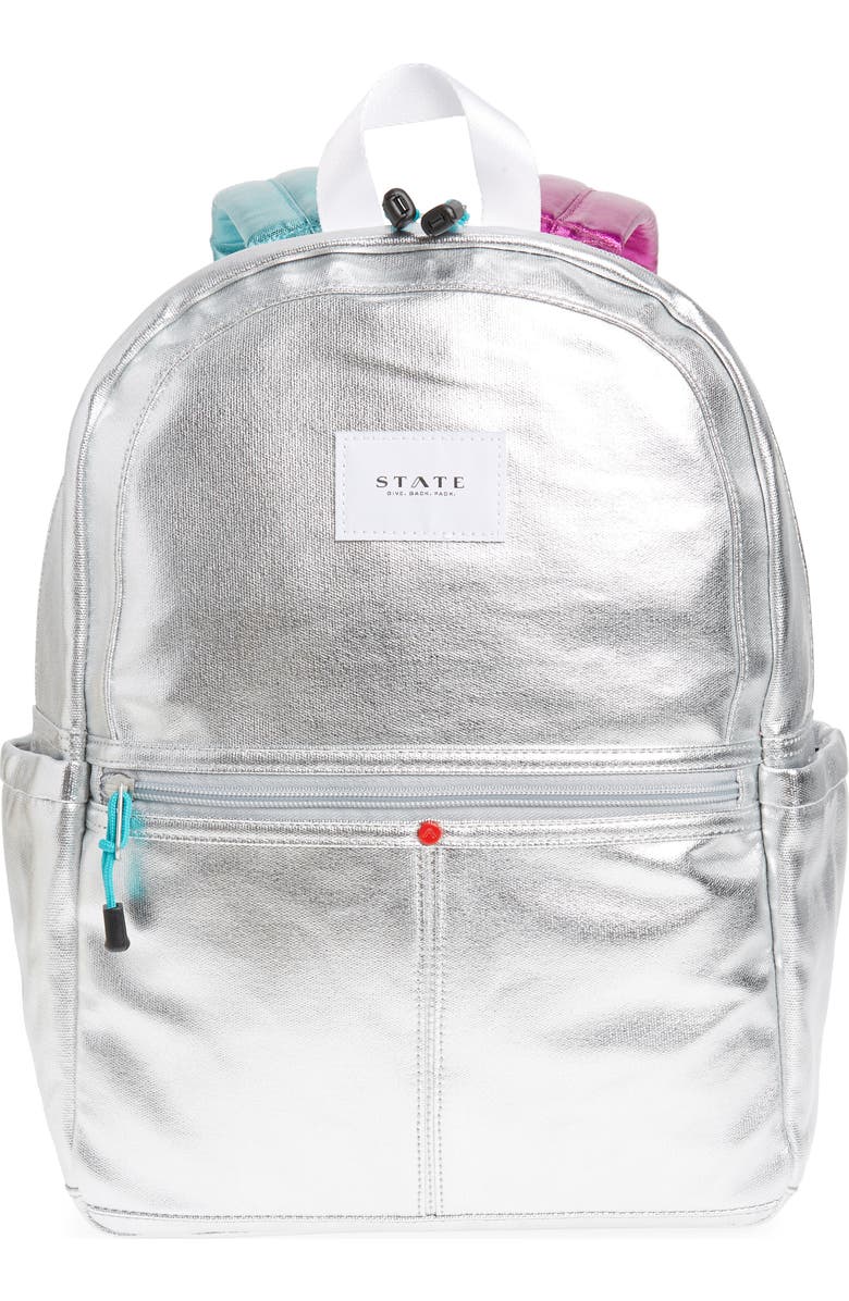 STATE Bags Kane Metallic Backpack, Main, color,