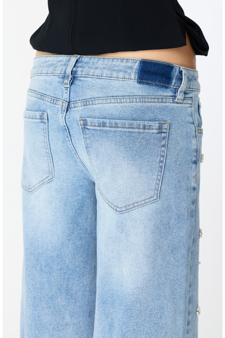 Frida Stretch Wide Leg Jeans, Alternate, color, LIGHT WASH