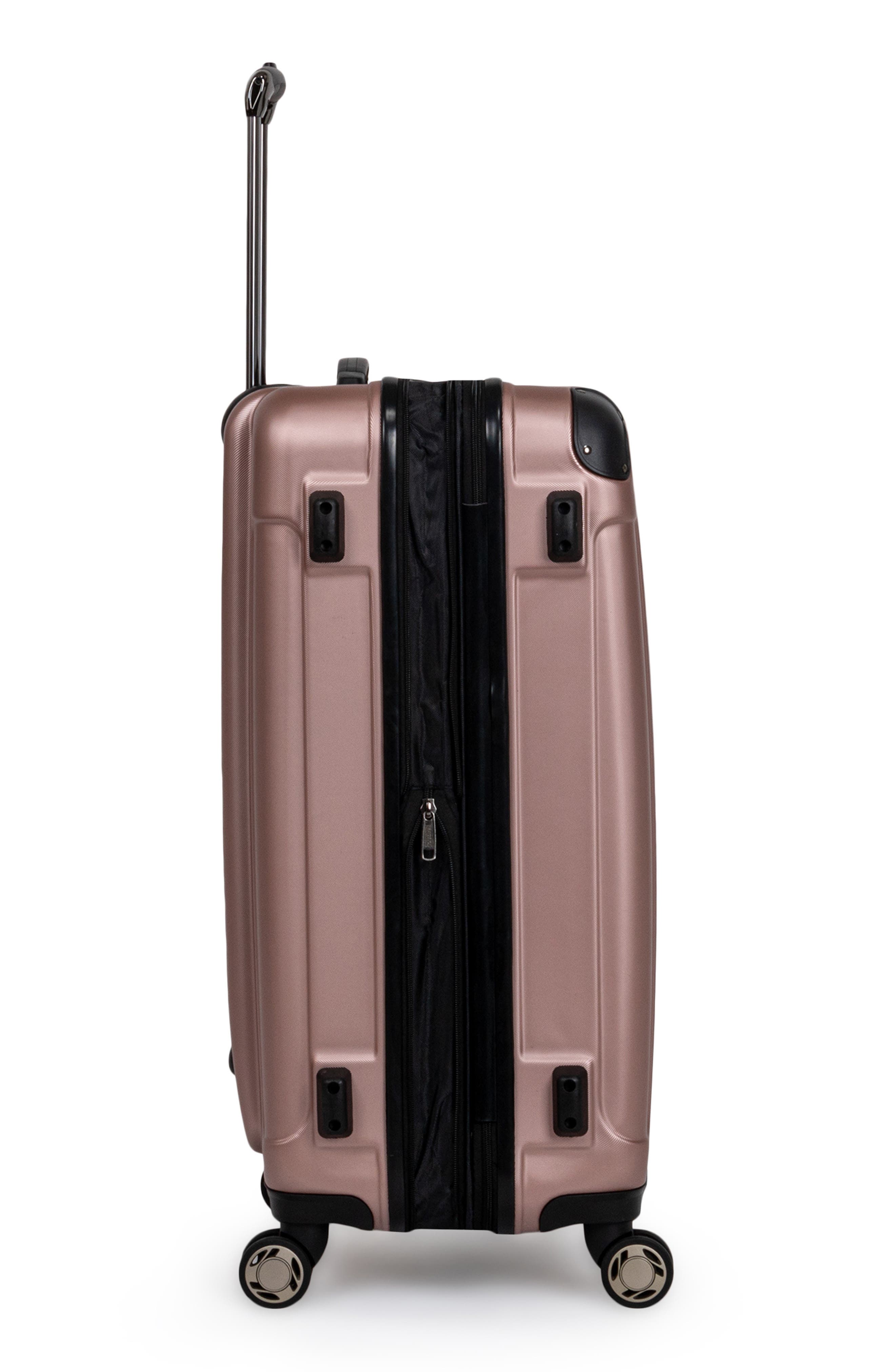 Reaction Kenneth Cole Renegade 3-Piece Lightweight Hardside Expandable Luggage Set, Alternate, color, Rose Gold