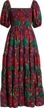 Dressed in Lala Summer Solstice Smock Bodice Tiered Dress