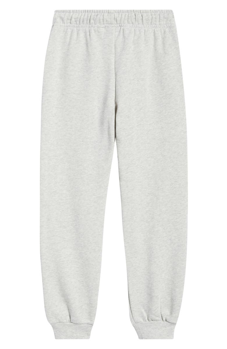 Mini Rodini Kids' Embroidered Planet Organic Cotton Joggers, Alternate, color, Grey Melange