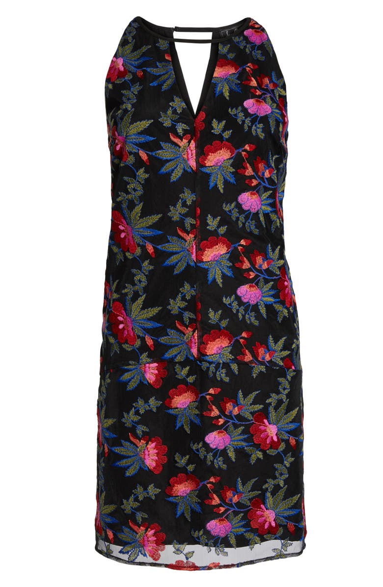 Sam Edelman Embroidered Mesh Shift Dress | Nordstrom Sam Edelman Embroidered Mesh Shift Dress | Nordstrom
