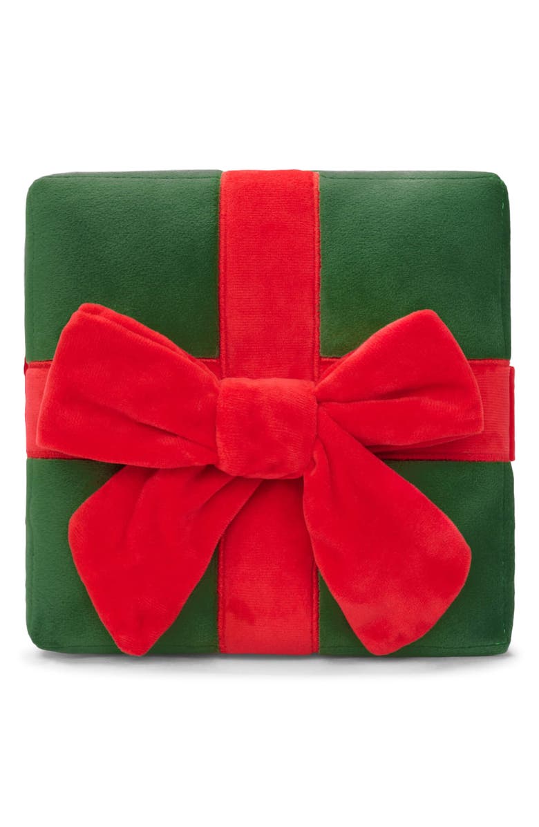 The Foggy Dog Holiday Present Interactive Dog Toy, Main, color, Holiday Present