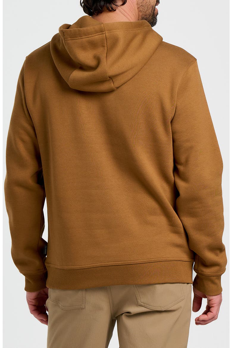 Northcoast Fleece Hoodie, Alternate, color, RUSSET