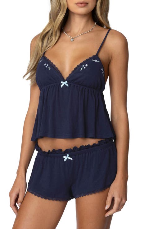 Dream Waffle Stitch Babydoll Camisole