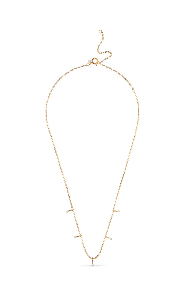 ENAMEL Copenhagen Lola Drop Necklace, Main, color, Daisy