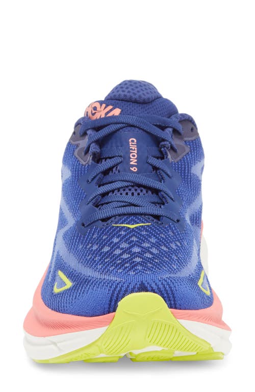 Hoka Clifton 9 Running Shoe In Animal Print