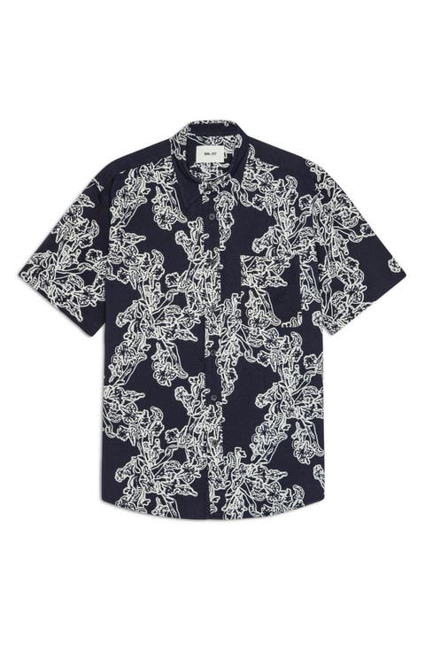 Deon 50055 Print Woven Shirt