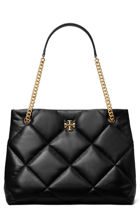 Kira Diamond Quilted Leather Tote