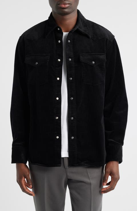 Ricky 50004 Organic Cotton Corduroy Snap-Up Western Shirt Jacket