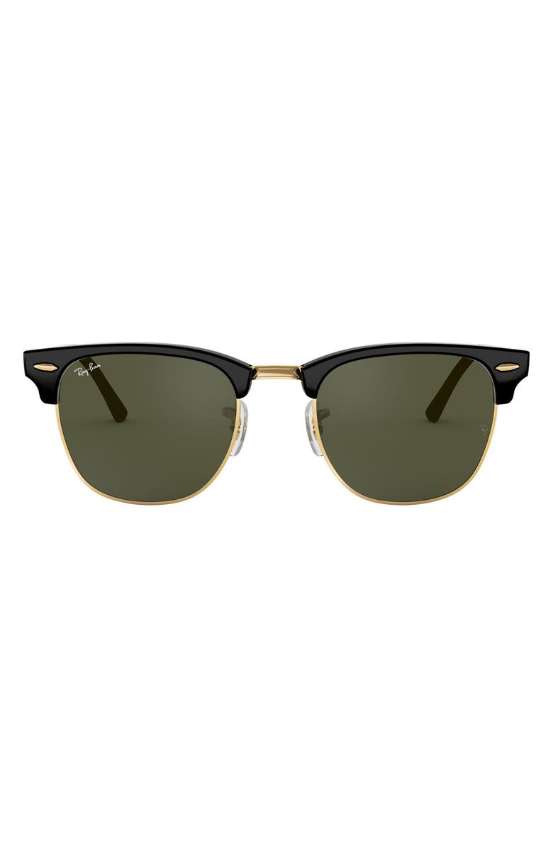 Ray-Ban 'Clubmaster' 49mm Sunglasses, Main, color,